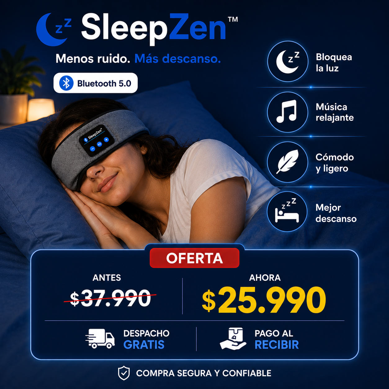 SleepZen™ Menos ruido. Más descanso.