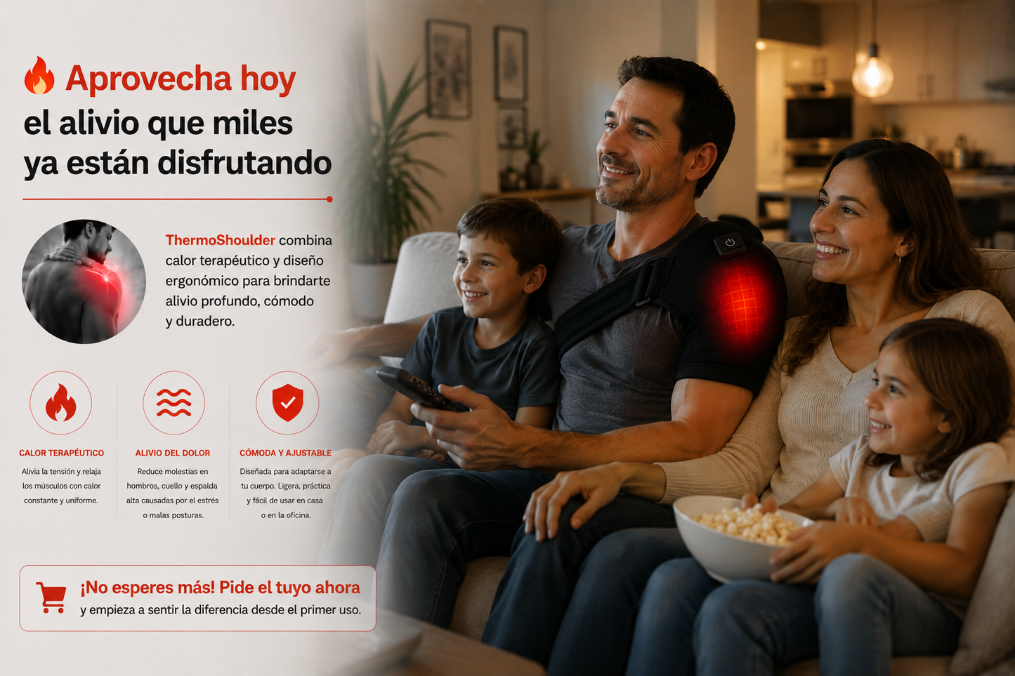 ThermoShoulder™ — Recupera el confort de tus hombros