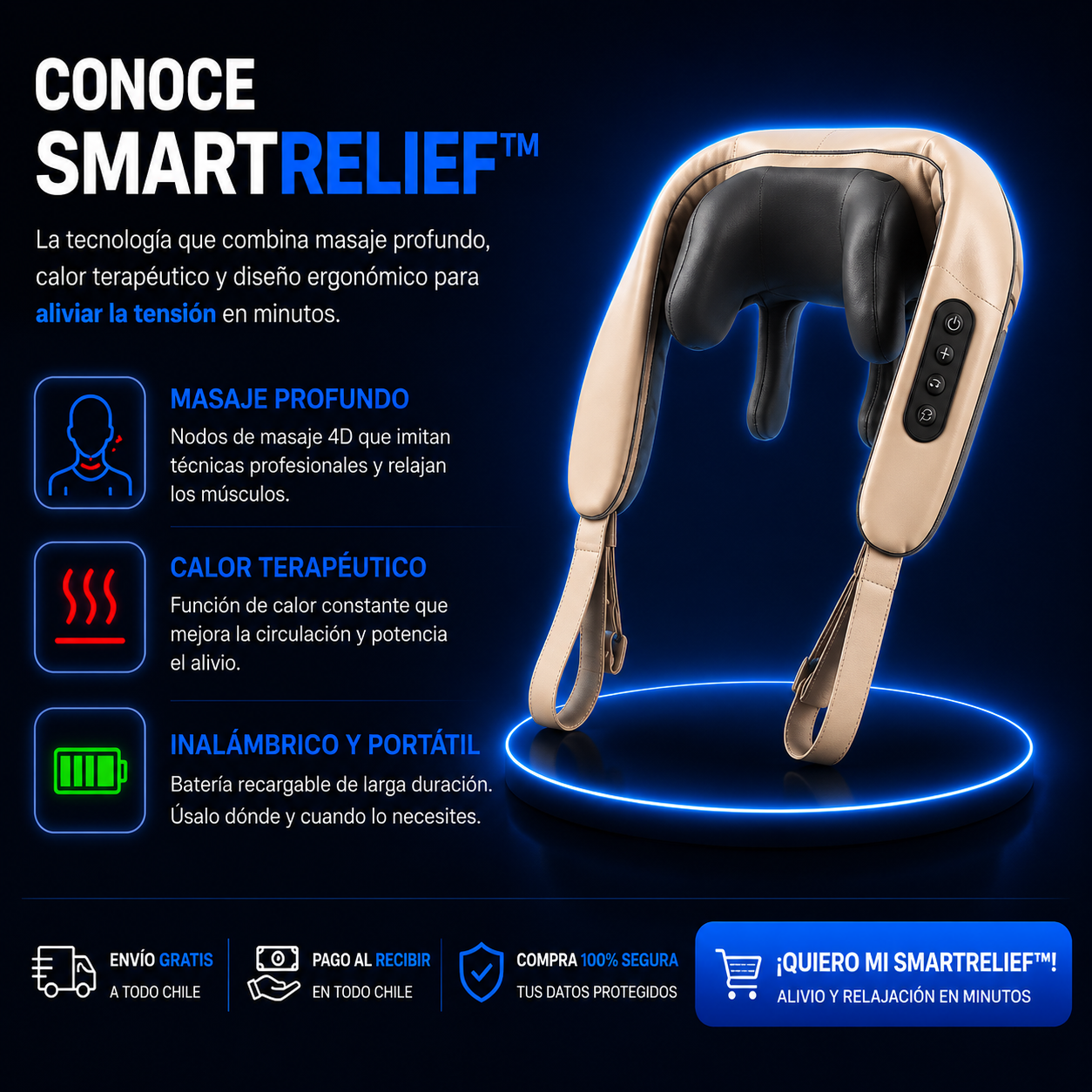 SmartRelief™ — Alivio inteligente para tu bienestar diario