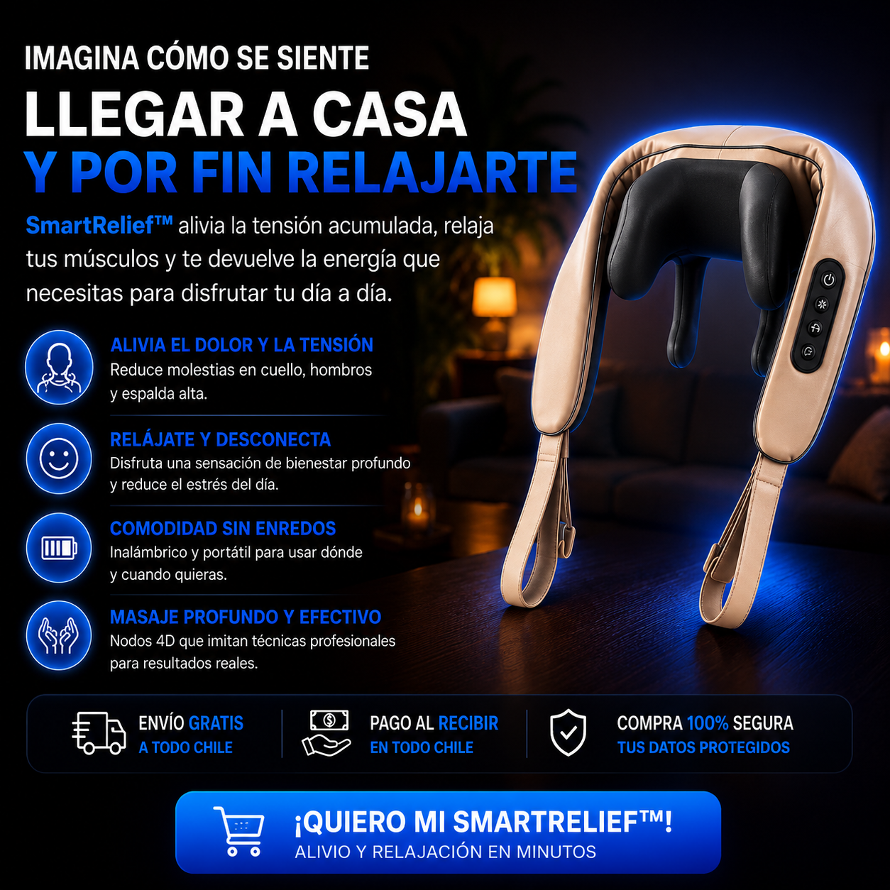 SmartRelief™ — Alivio inteligente para tu bienestar diario