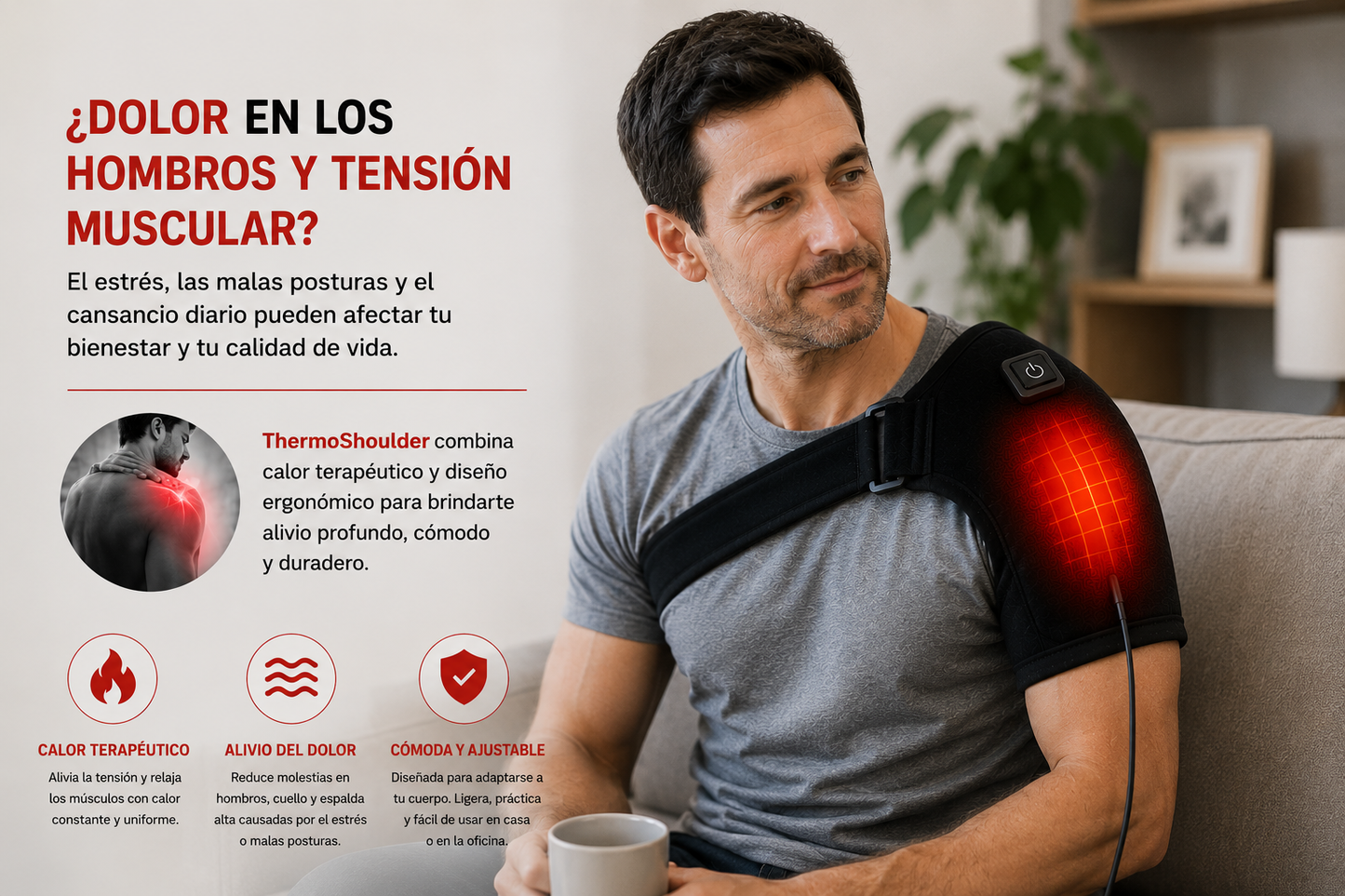 ThermoShoulder™ — Recupera el confort de tus hombros
